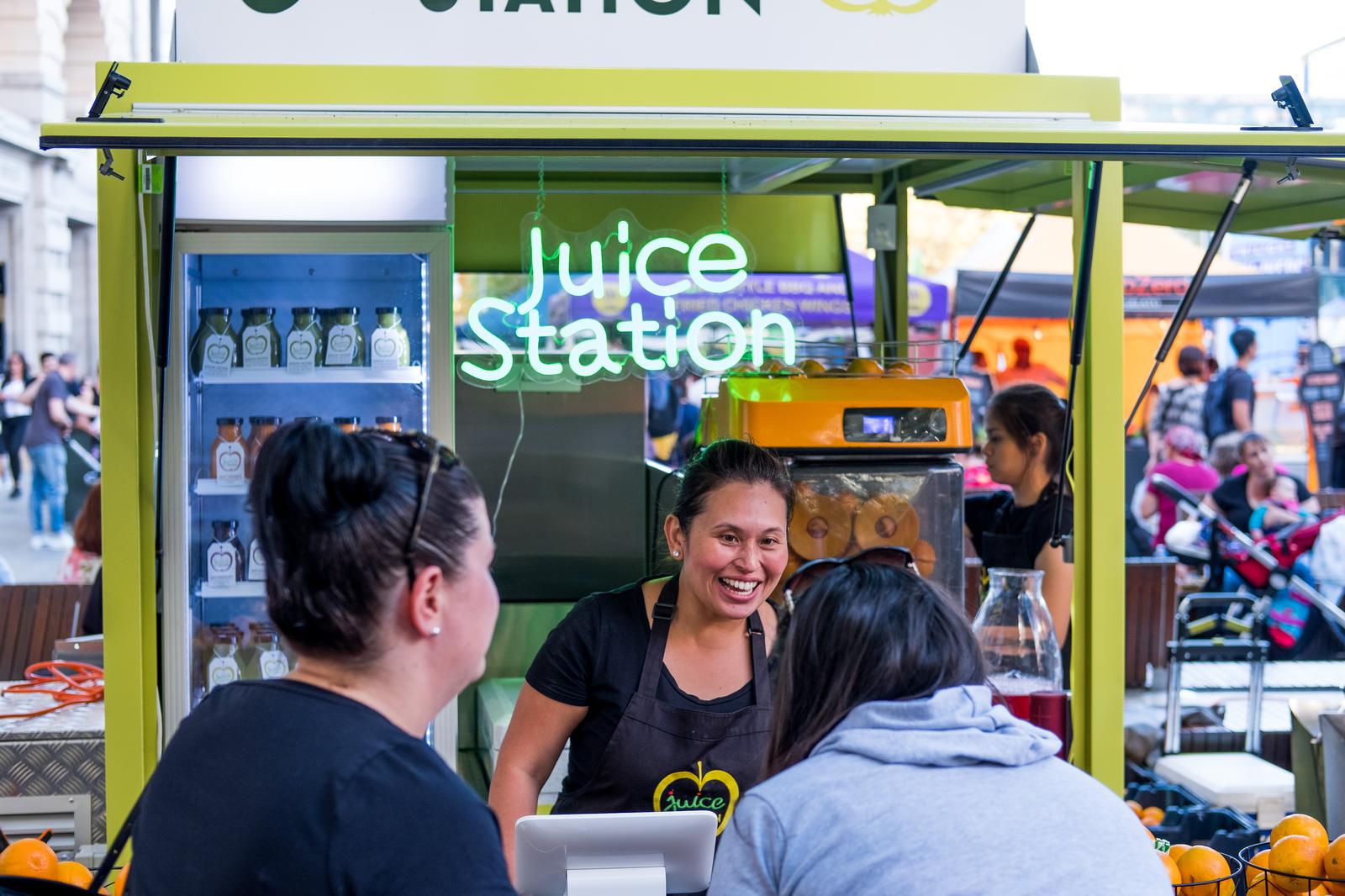 Juice Station Perth Makers Market